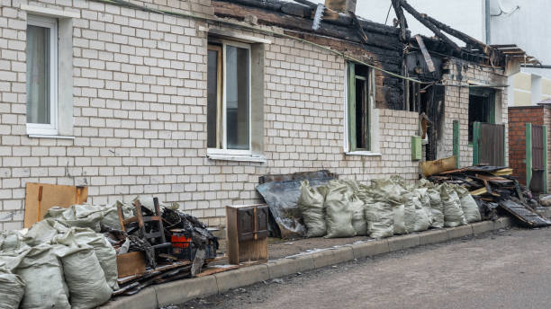 Professional Fire Damage Assessment technician working in Le Sueur, MN